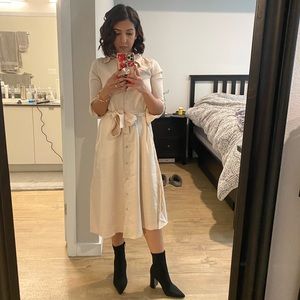 Button up dress